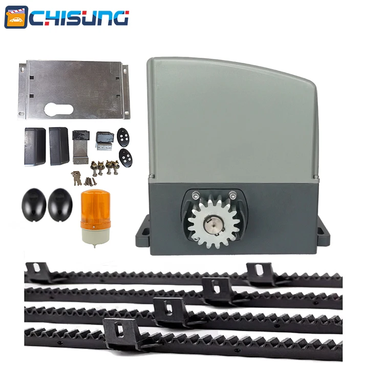 Heavy Duty Ac/DC Motor Remote Sliding Gate Opener Kits With the accessories you need