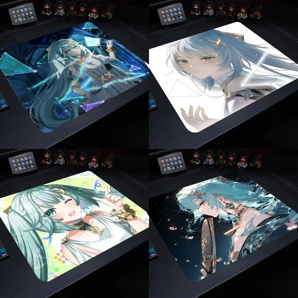 Faruzan Genshin Impact Gaming Mouse Pad XS Small Mousepad For PC Gamer Desktop Decoration Office Mouse Mat