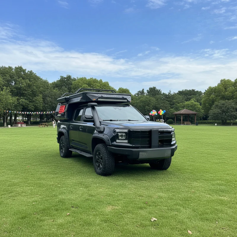 Hot Selling Lightweight Pop Up Pickup Camper Canopy Aluminum Frame For Overland Camping CE Certified