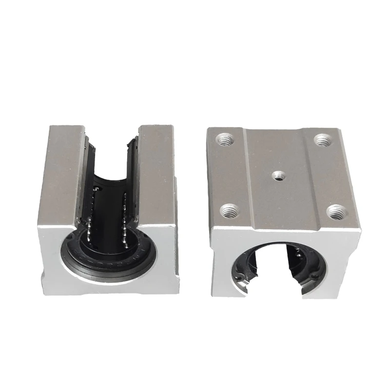 SBR13UU SBR25UU SBR30UU Open Linear Motion Slide Bearing Block Standard/Steel Cage/Dustproof/Retaining Plate For SBR Guide Rail