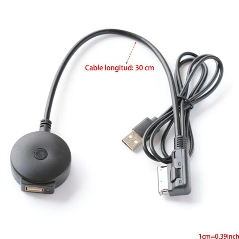 Bluetooth-compatible AUX Receiver Cable Media Input AMI MDI 2G Adapter