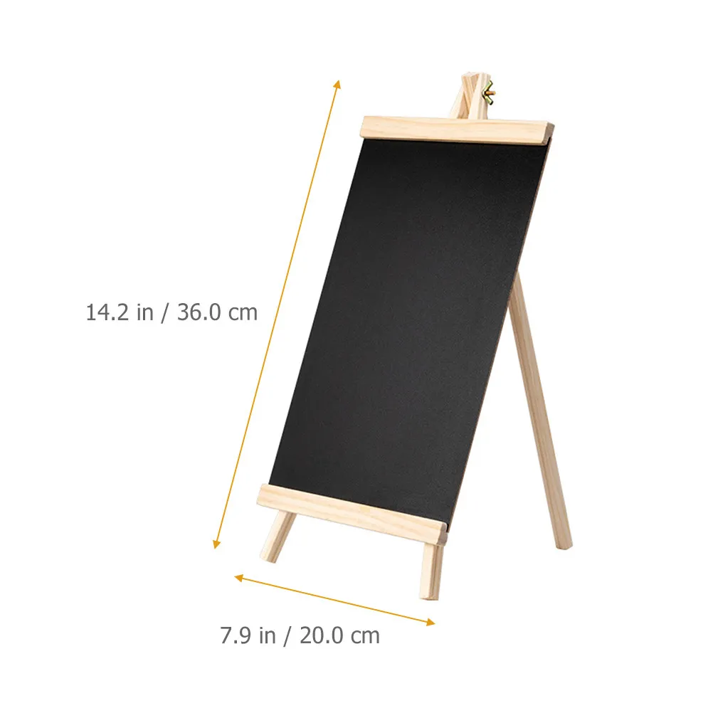 Tabletop Chalkboard Sign Wood Blackboard Sign Easy to Write Erasable for Cafe Bar Wedding Party Decoration Chalkboard Signs