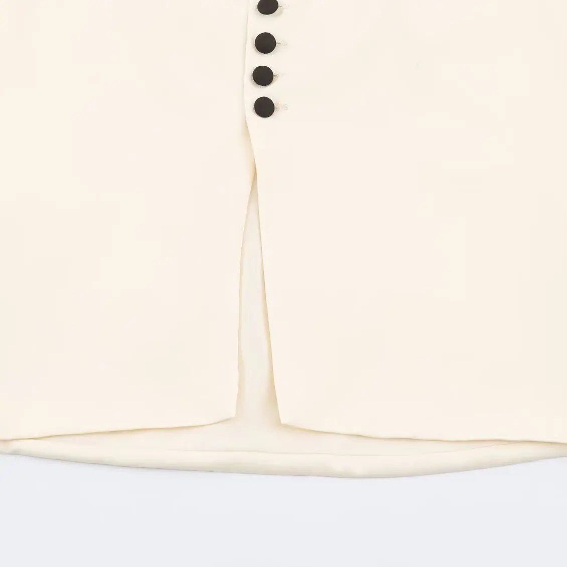 Sexy Backless Neck Hanging Button Decoration Slim Fit Vest NINE ZAR Women's Fashion 7768344 Single Row of Buttons Outerwear