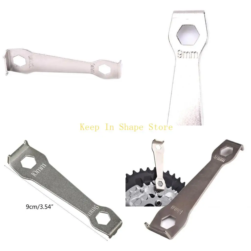 

U1JC MTB Crankset Chainring Bolt Wrench Spanner Repair Tool Crankset Tool Bike Chain Squeeze Chain