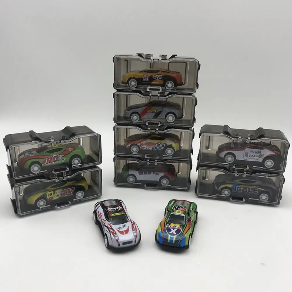 Durable ABS Display Box With Handle 1/64 Diecast Model Car Toy Display Without Car Display Rack Model