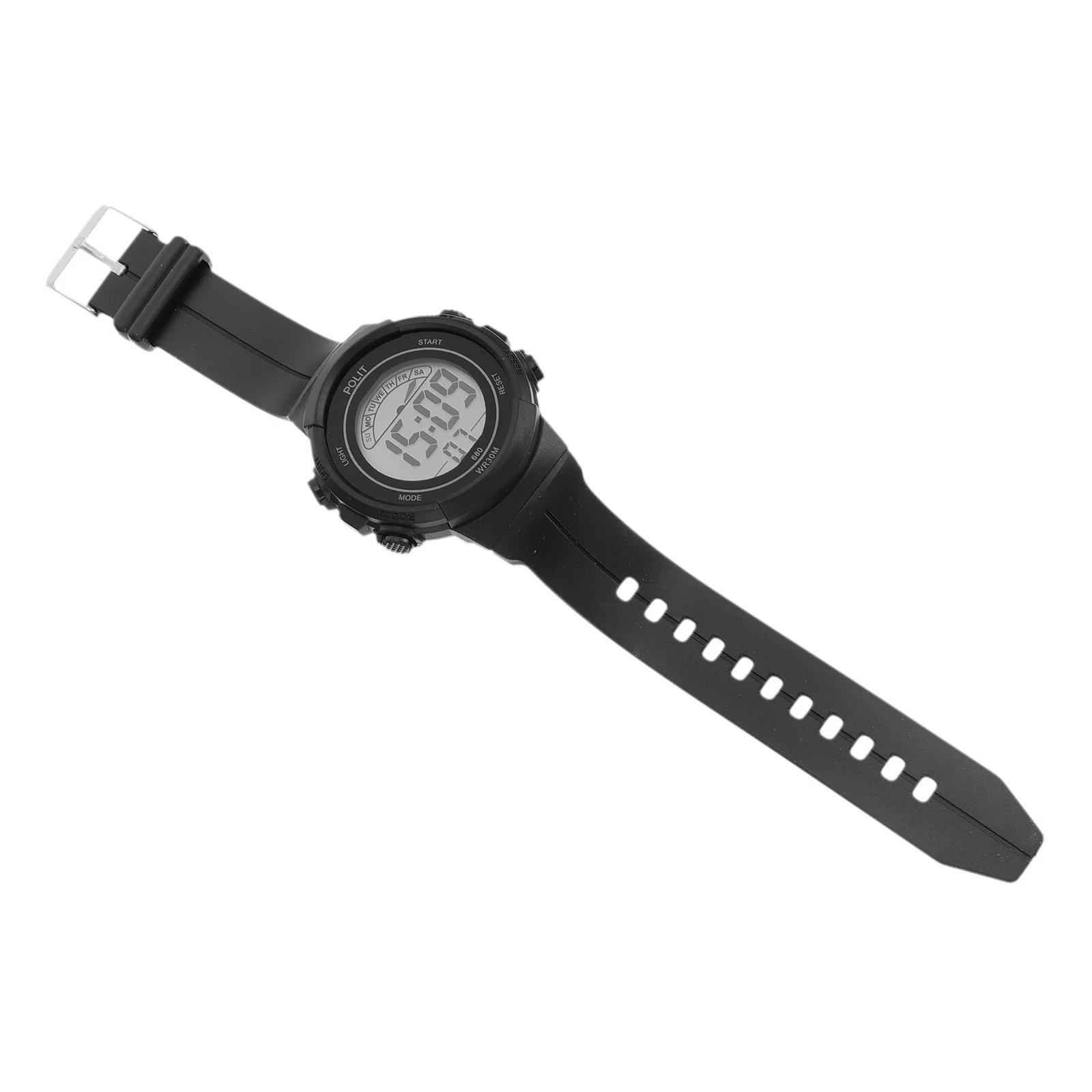 Luminous Waterproof Students Black Kids Calendar Alarm Students Watch For Sports Electronic Watch Bracelet Watchb