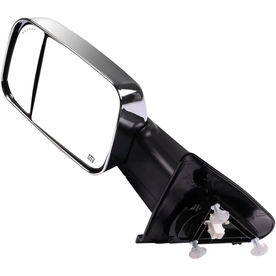 Espelhos de reboque Espelhos de reboque adequados para 2014-2018 Chevy Silverado e GMC Sierra 1500 com espelhos laterais esquerdo e direito aquecidos elétricos