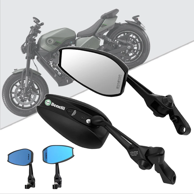 

Обновление зеркала заднего вида для мотоцикла, боковое зеркало для Benelli TRK 502 Leoncino 500 BJ500 Leoncino 250 TNT 1255, аксессуары