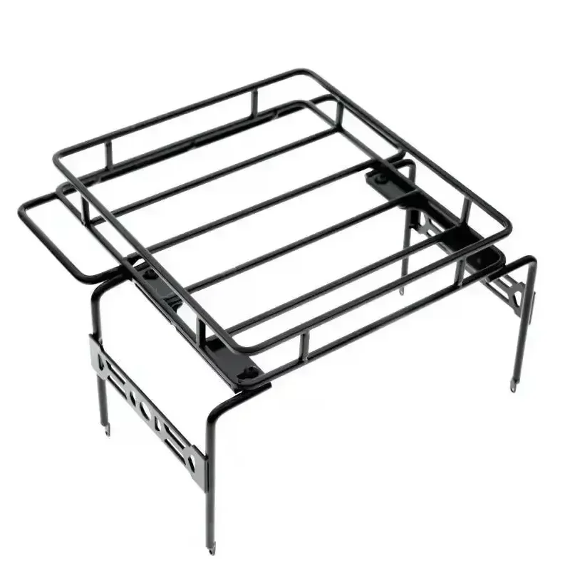 Metal Roof Rack Roll Cage Luggage Carrier Tray for 1/10 RC Crawler Car Axial SCX10 SCX10 II 90046 SCX10 III Upgrade Part