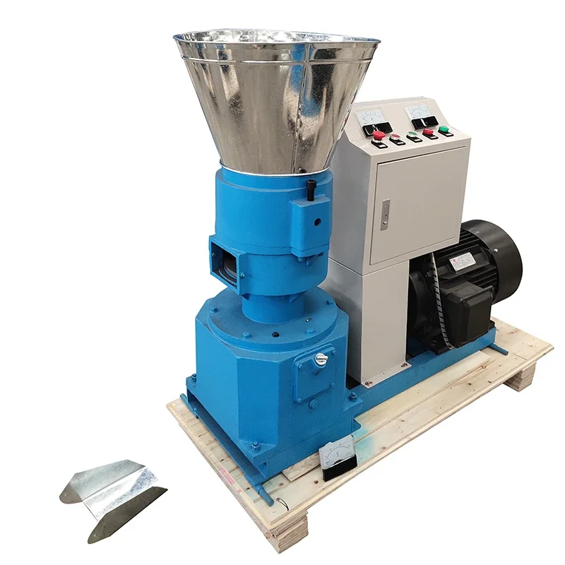 120 كجم/ساعة ماكينة صنع الكريات الخشب بيليه آلة تغذية بيليه آلة جزيئات قابلة للاحتراق الحيوان الغذاء الكريات 6 مللي متر 8 مللي متر 380 فولت