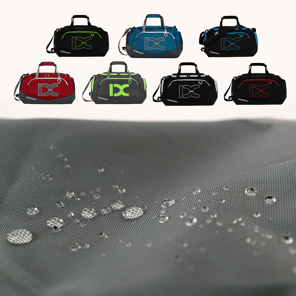 Borsa sportiva da palestra, borsa da viaggio con tasca per oggetti asciutti e bagnati e scomparto per scarpe, per donne e uomini, borsa da weekend impermeabile da 40 litri per fitness
