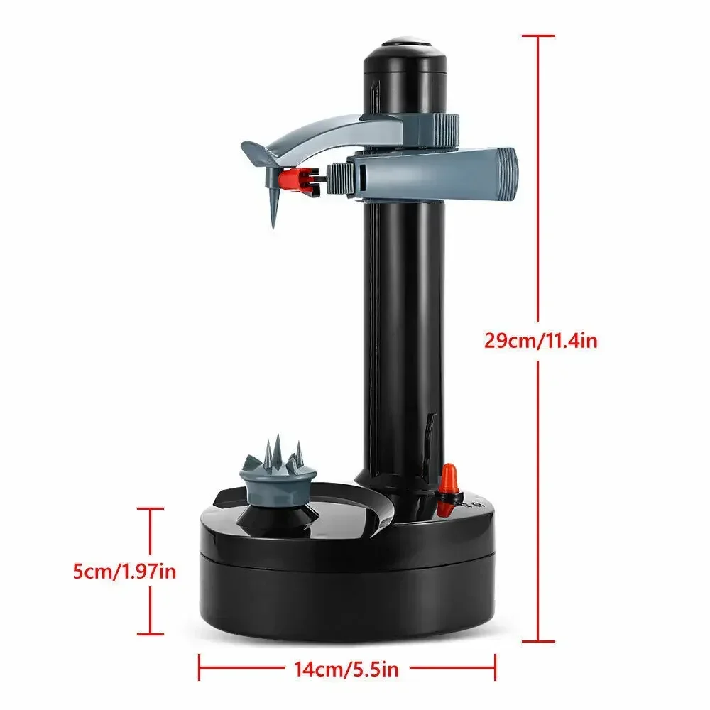 Pelador de frutas eléctrico multifuncional portátil para el hogar, pelador automático de manzanas, 220V