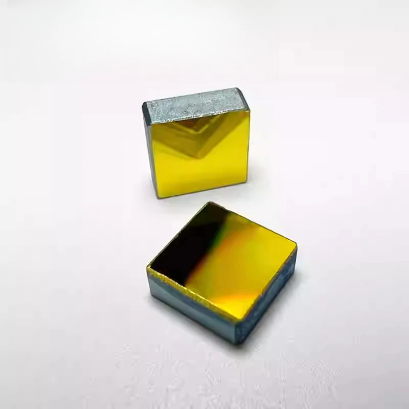 25x25X6  Gold-Coated Holographic Blazed Diffraction Grating Optical Glass Transmission/Reflection Type