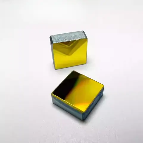 25x25X6  Gold-Coated Holographic Blazed Diffraction Grating Optical Glass Transmission/Reflection Type