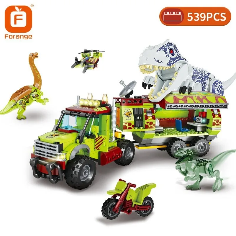 Technische ideeën Expert Jurassic Dinosaur Animal Park World 2-bouwstenen Dinosaur Bricks Speelgoed voor kinderen Kinderen Vakantiecadeau