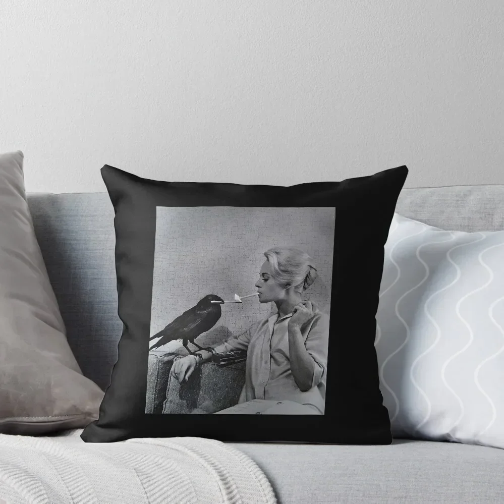 

Tippi Hedren Having Her Cigarette Lit By A Throw Pillow Cushions Luxury Pillow Case sleeping pillows pillow