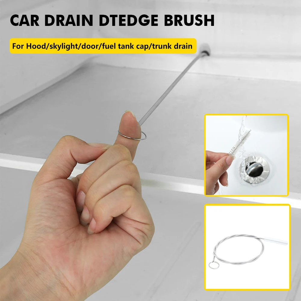 1.6m For Chevrolet S10 Silverado Suburban Tahoe GMC Sierra Sonoma Yukon Car Door Trunk Drain Dredge Cleaning Scrub Brush Tool