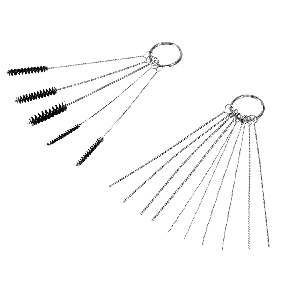 Dirt Remove Needles Practical Stainless Steel 11cm Antiwear  Rustproof Carbon Dirt  Remove Brushes for Carburetor