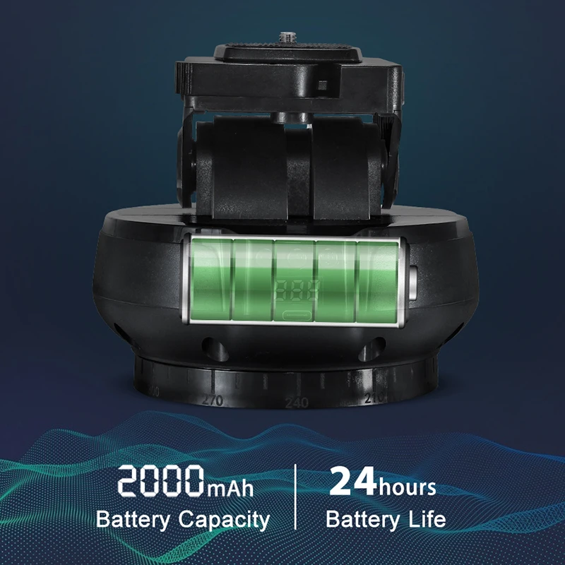 MAMEN YT-1200ไร้สายควบคุมมอเตอร์หัว Panoramic แพลตฟอร์มหมุนแพนเอียงสำหรับกล้อง SLR สมาร์ทโฟนวิดีโอ