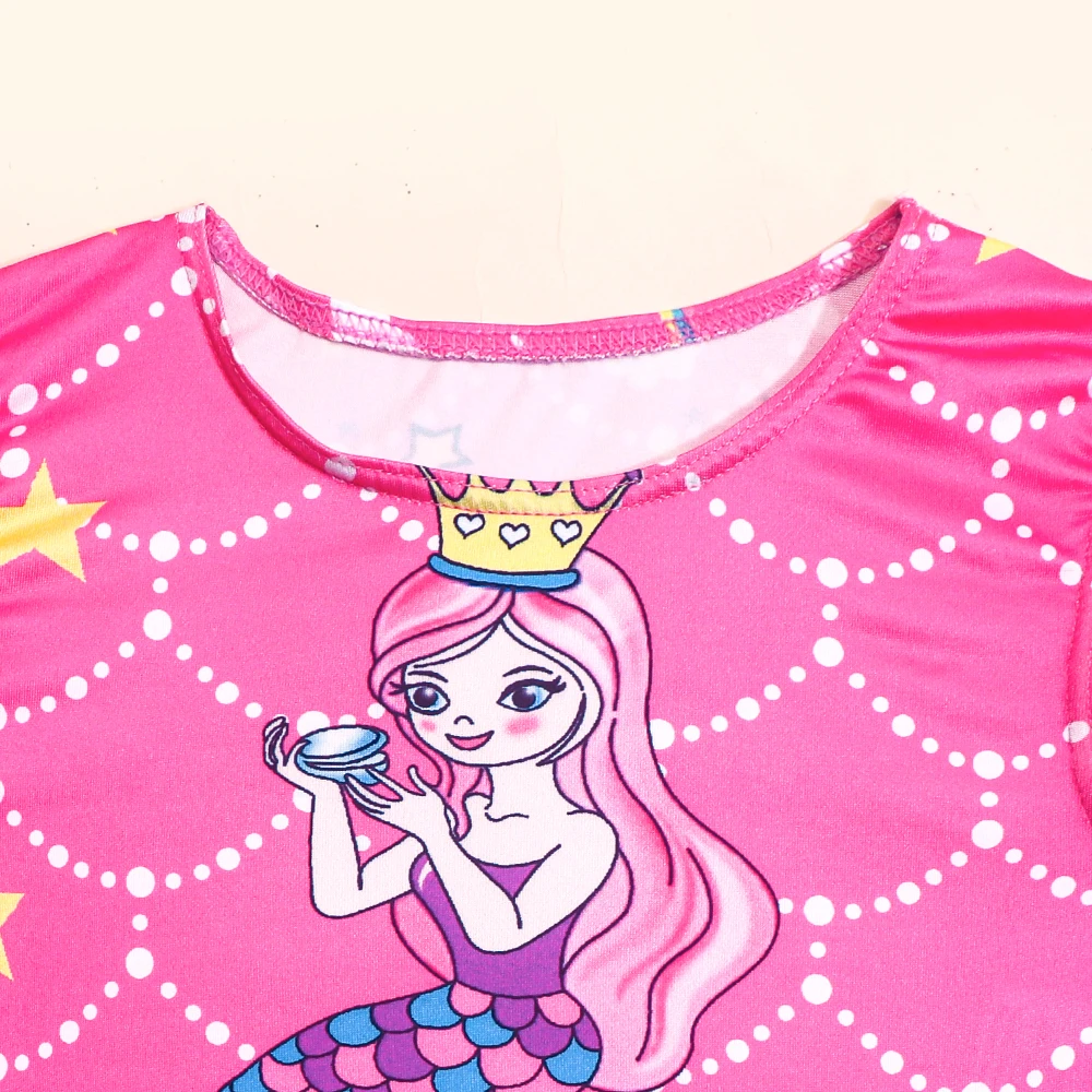 3PCS Meerjungfrau Schwänze Bademode Set für Schwimmen Mädchen Prinzessin Badeanzug Sets Kinder Meerjungfrau Badeanzug Schwimm Kostüm – Detail 8