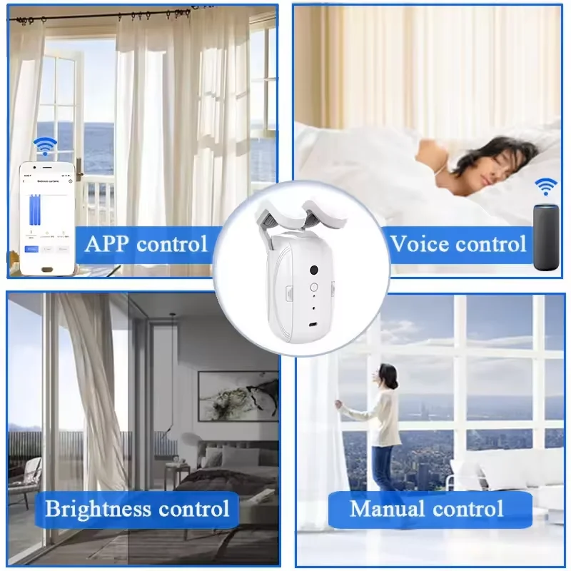 Tuya Smart Home Wifi Smart Curtain Controller Automatic Curtain Opener Robot