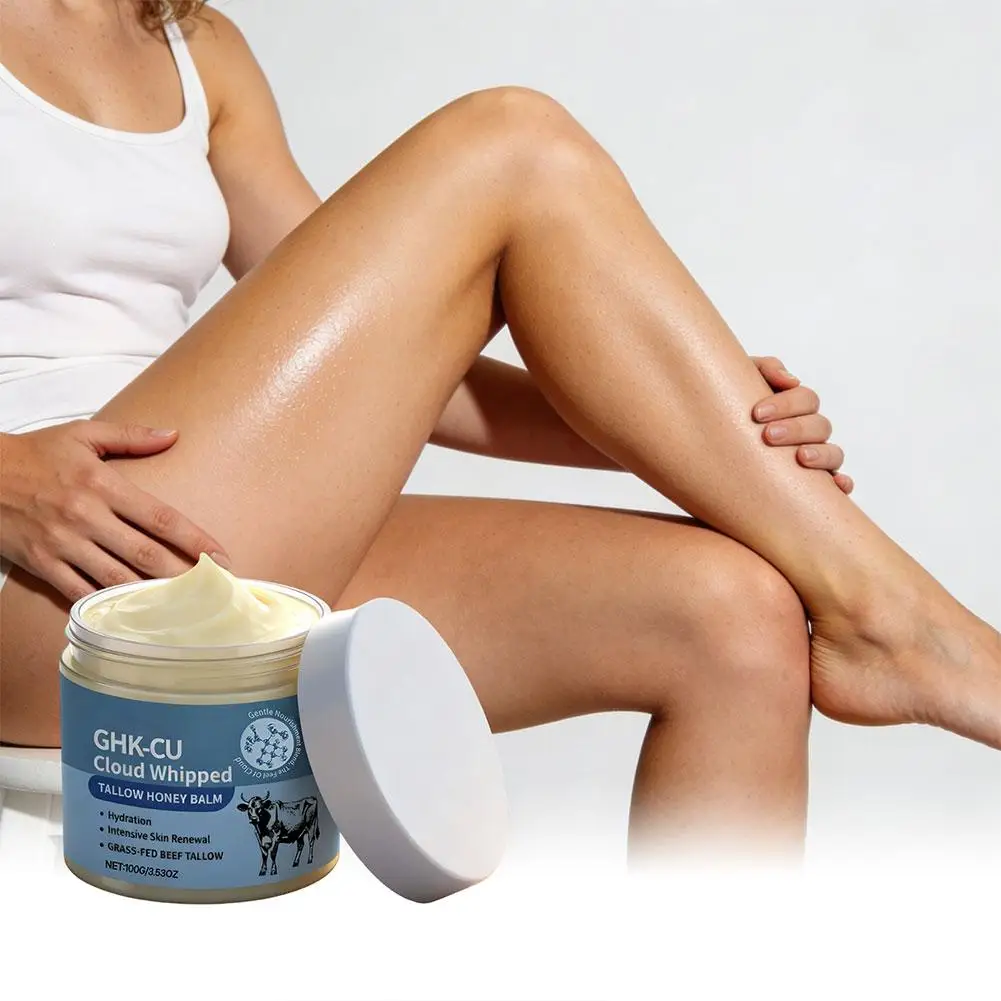 Tallow Skincare Cream Collagen Firm Skin Honey Deep Hydration & Barrier Repair Cream Improve Dry Body Lotion Korean Skincare