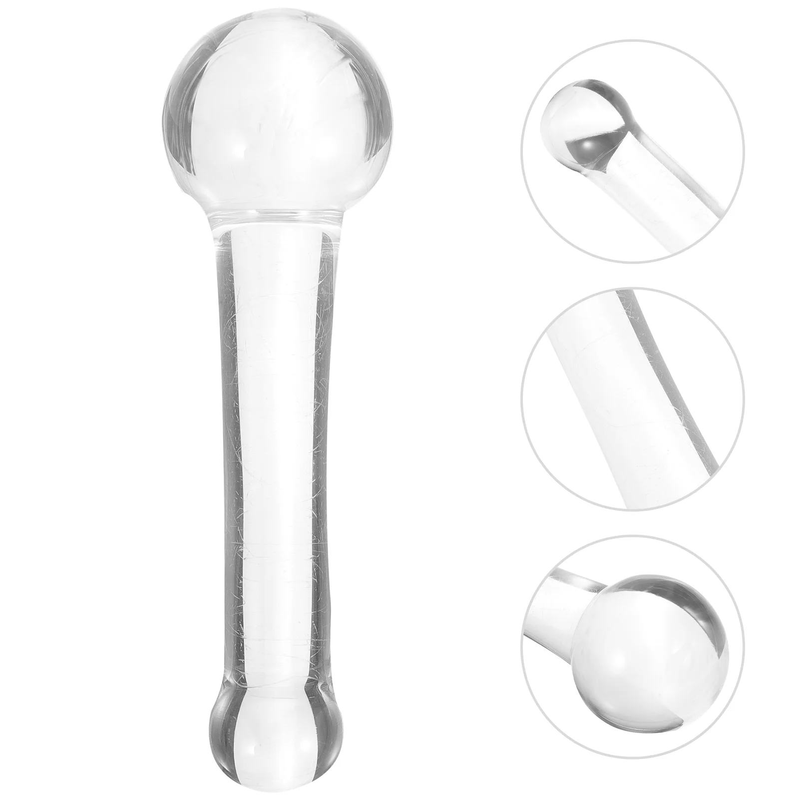 Pill Hammer Grinding Pestle Grinder Practical Tool Glass Oil Painting Rod Transparent