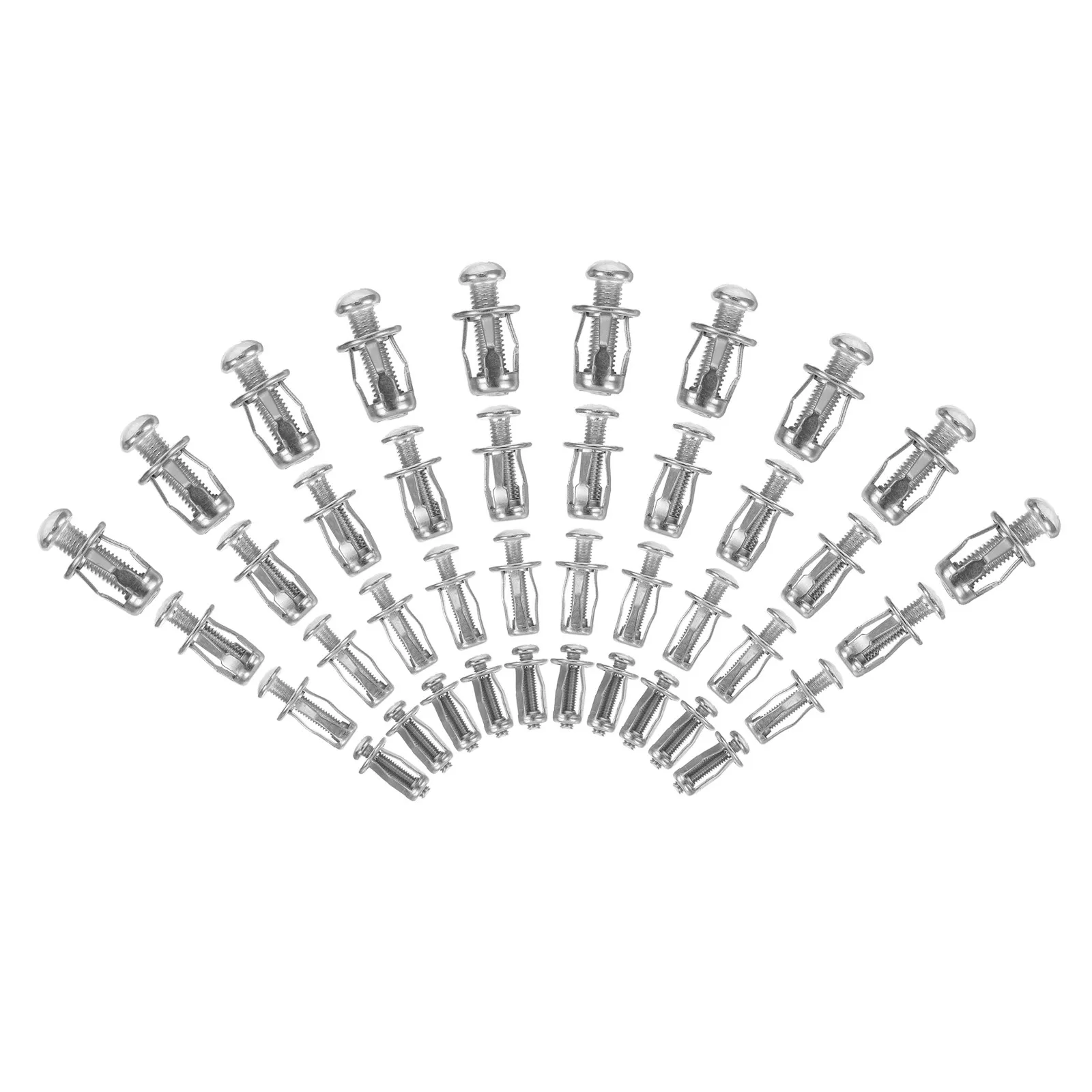 

40 шт. металлических распорных анкеров-гвоздей для бетона и гипсокартона, простая установка, надежные крепежные болты для дома и офиса