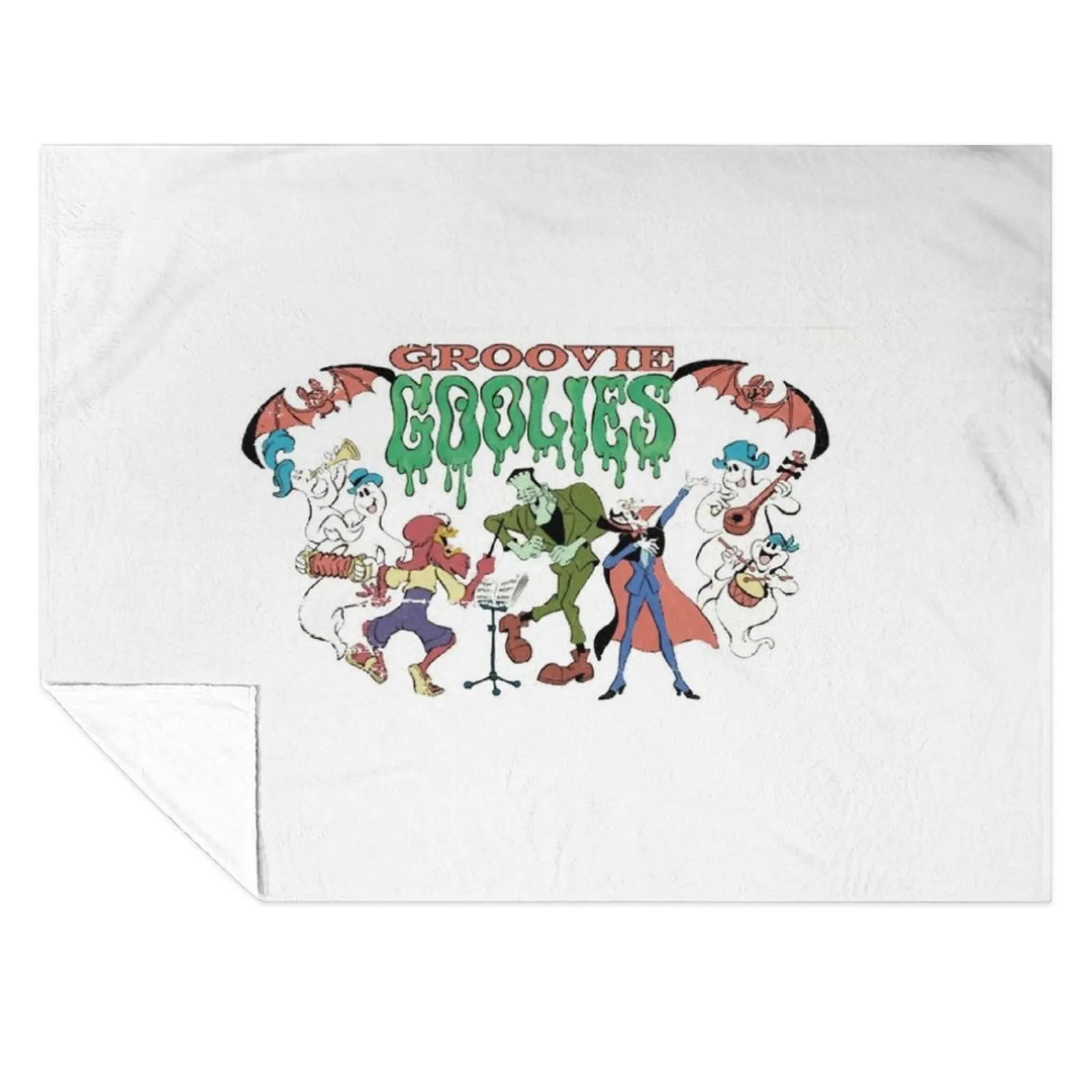 

Vintage, Distressed Groovie Goolies Throw Blanket Stuffeds Extra Large Throw cosplay anime Blankets