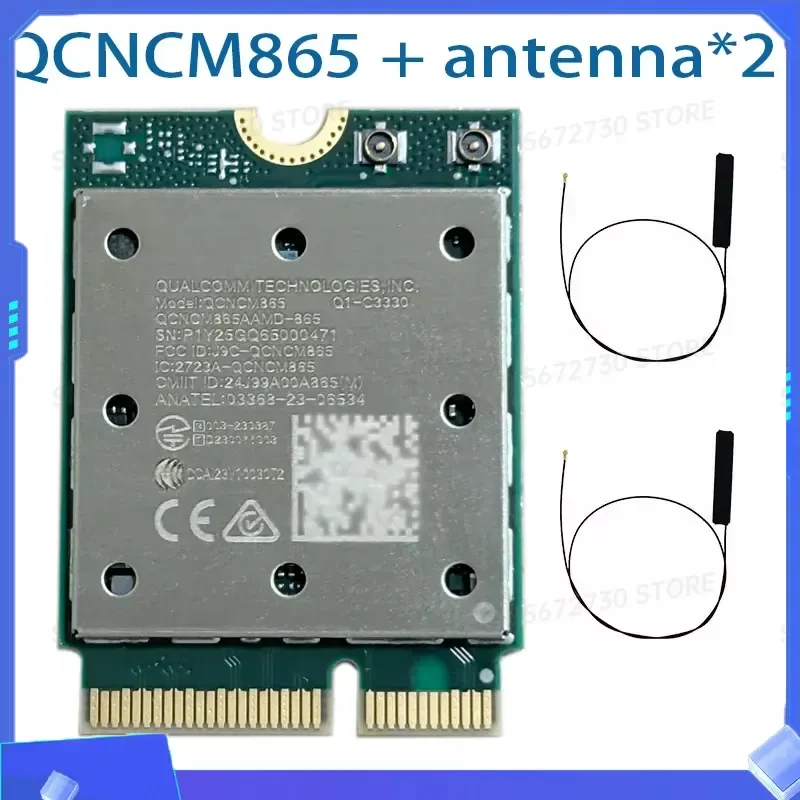 for QCNCM865 Wifi 7 Bluetooth 5.3 Combo Module 5.8Gbps 4K QAM Support Wifi 6 Wifi 6E 802.11ax Hardware