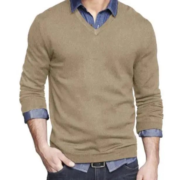

Men's Knitted Sweater Thiened Coolmax Fiber Collar Ciwalk Inner Wear Winter Season Non Deformable Faionable Knitwear