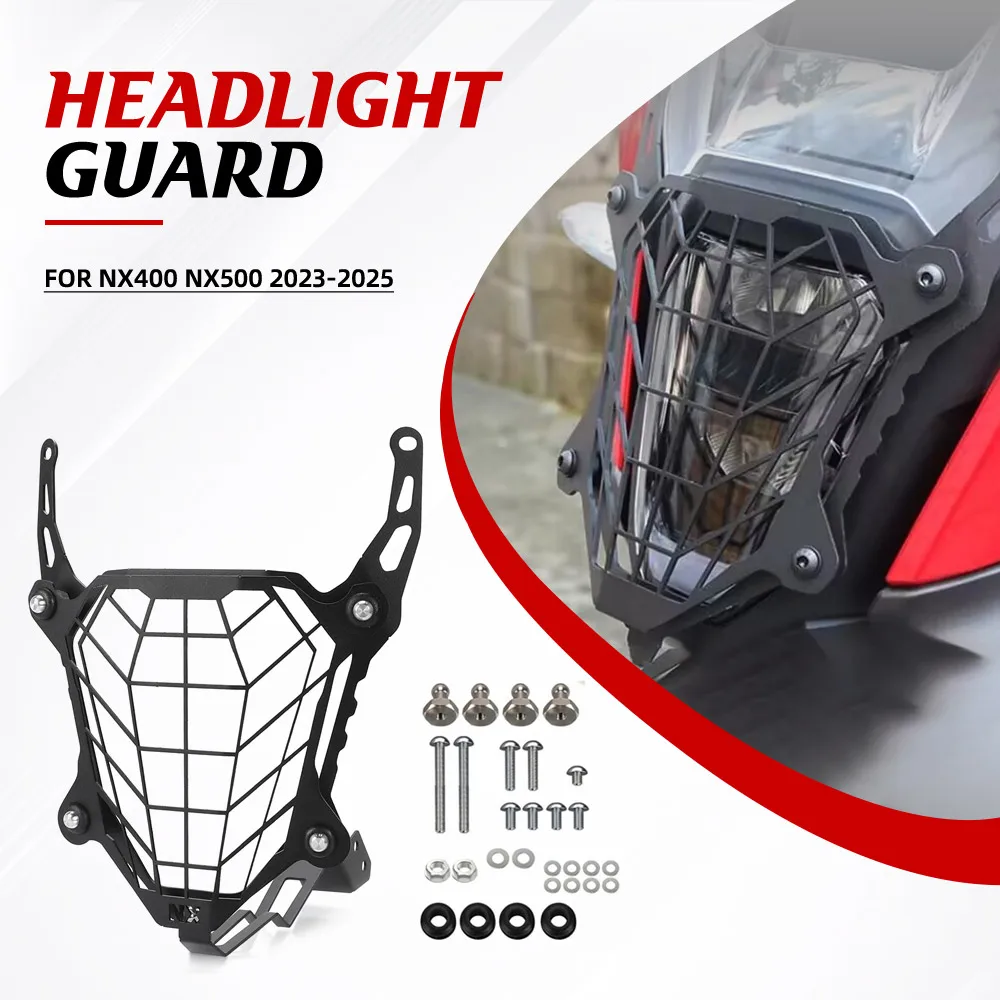 

For Honda NX400 NX 400 NX 500 NX500 2023-2024-2025 Motorcycle Accessories Headlight Guard Headlamp protection cover NX 400 500