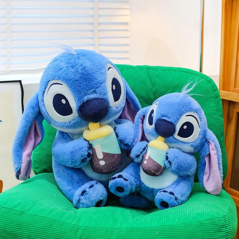 

Lilo and Stitch 35/75CM Disney Plush Cartoon Toy Anime Stuffed Kawaii Bottle Soft Stich Doll Plushie Kids Birthday Xmas Gifts