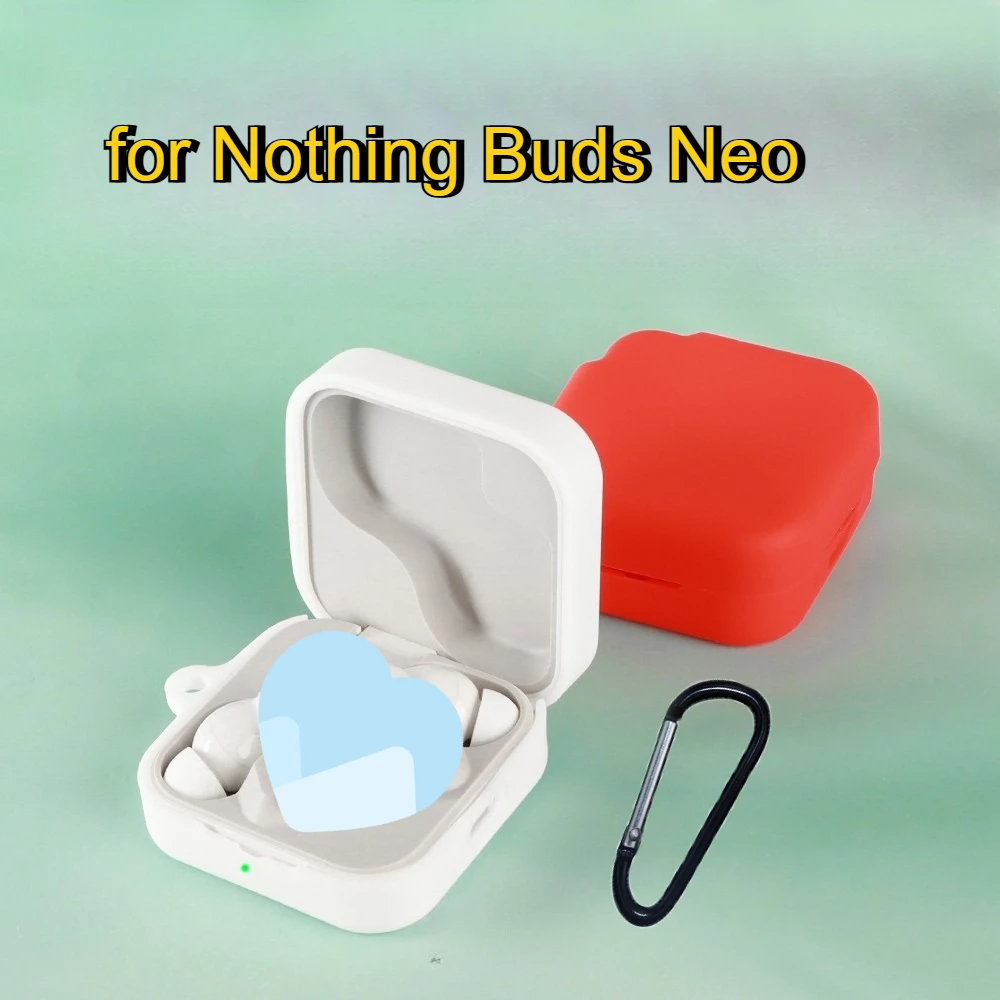 CMF by Nothing Buds Neo用、単色シリコン製イヤホン保護ケース、Nothing Buds Neo b139用カバー、Fundas