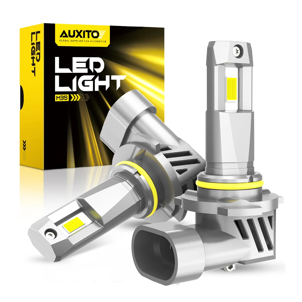 

2 шт. AUXITO 9005 HB3 LED H8 H9 H11 Светодиодные лампы для фар Canbus для Ford BMW E46 F20 VW Golf 4 Mercedes 80W 20000LM Супер яркие