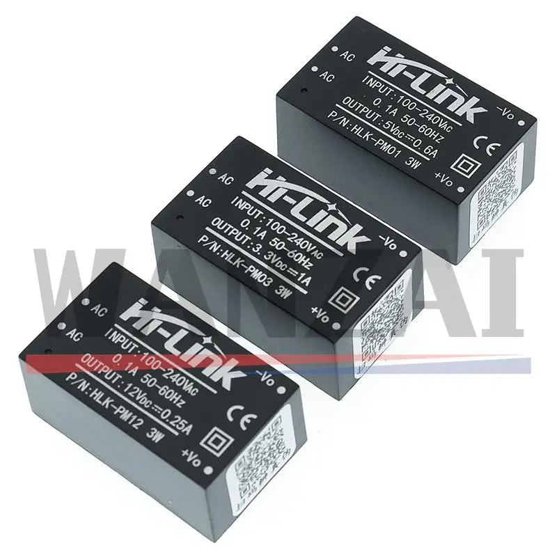 HLK-5M03 HLK-5M05 HLK-5M12 5W AC-DC 220V do 12V/5V/3.3V Buck Step Down moduł zasilacza konwerter inteligentny