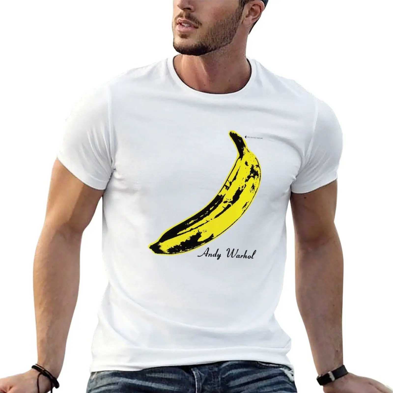 

Andy Warhol Banana Velvet Underground Peel Slowly and See T-Shirt t shirts with prints man t shirts graphic T-Shirt