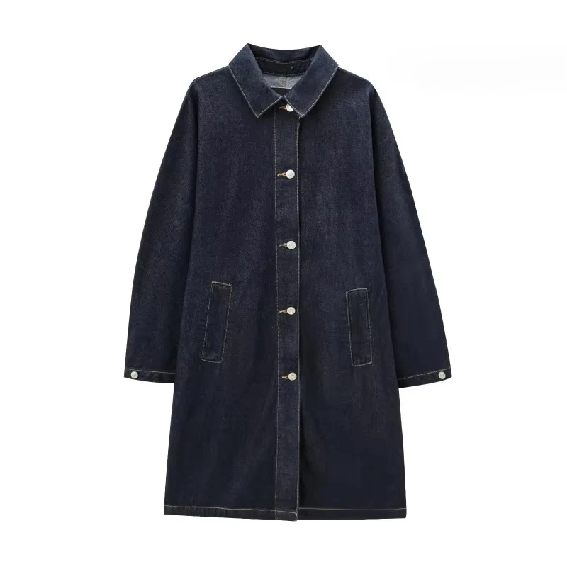 Denim Trench Women'…
