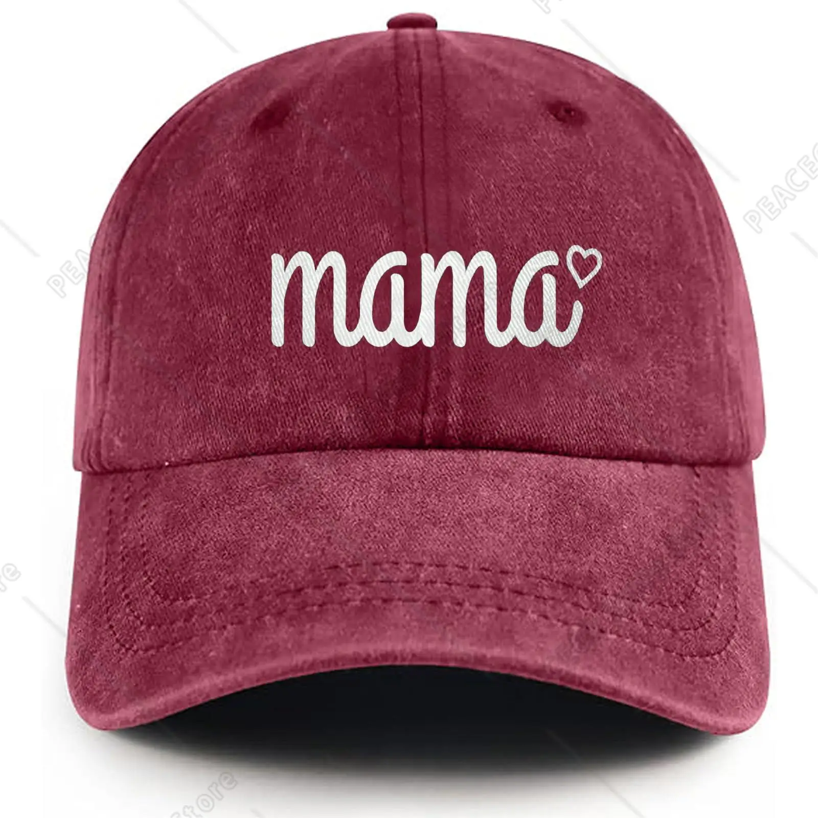 Mama Hat for Women Adjustable Cotton Baseball Cap Gifts for Mom Hats One Size Outdoor Hiking Gift for Mothers