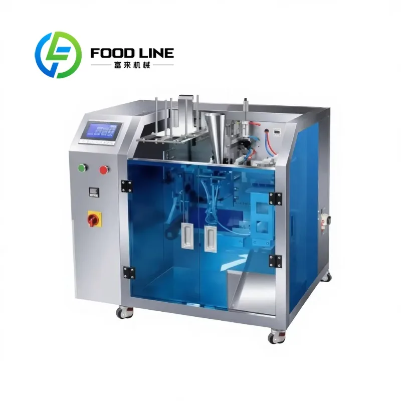 Pre-made Bag Packaging Machine Energy Saving Power Design Lower Running Cost Fertilizer Granule Pouch Packing Wholesale Price