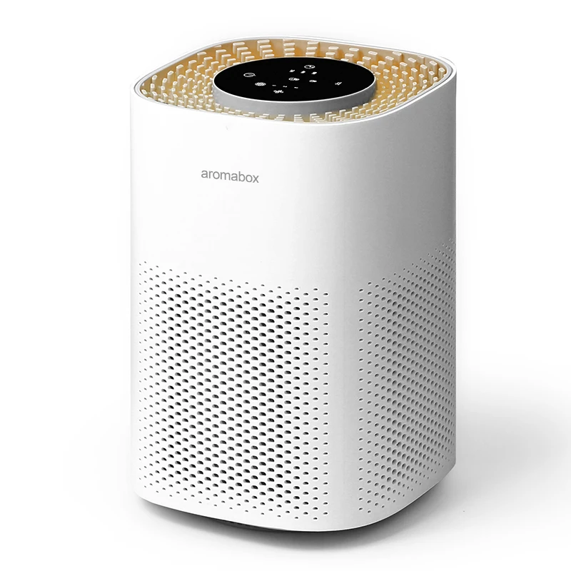 Aromabox 22901 Air Purifier with HEPA Filter Household Air Freshener Cleaner with Fragrance Sponge for Smoke Pet Odor Dust