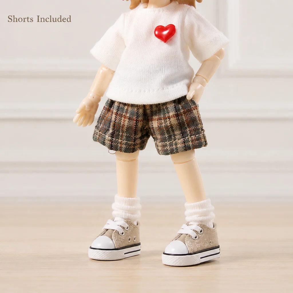 OB11 doll clothes accessories shorts collection British style 12 points BJD doll clothes jeans shorts Molly doll clothes GSC bod