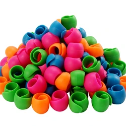 16/32PCS Silicone Thread Spool Ring Colorful Spool Clamps Holder Bobbin Savers Thread Spool Huggers DIY Handicraft Sewing Tools