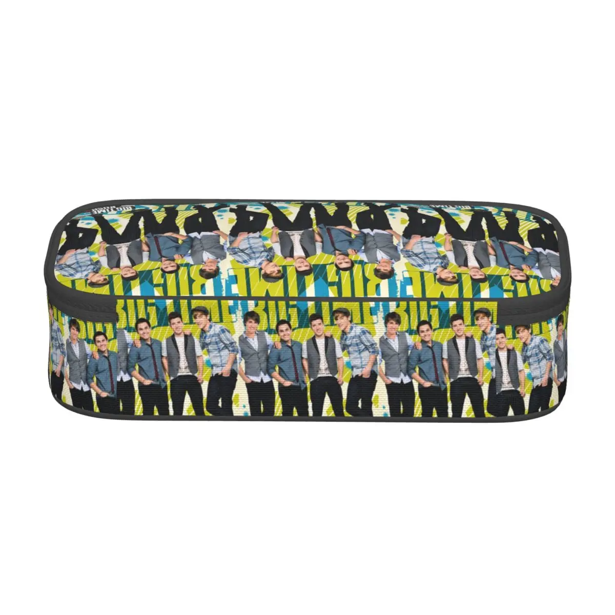 Big Time Rush Band Pencil Cases for Students Pen Box Pencil Bag Large Capacity Pencil Pouch Pen Holder