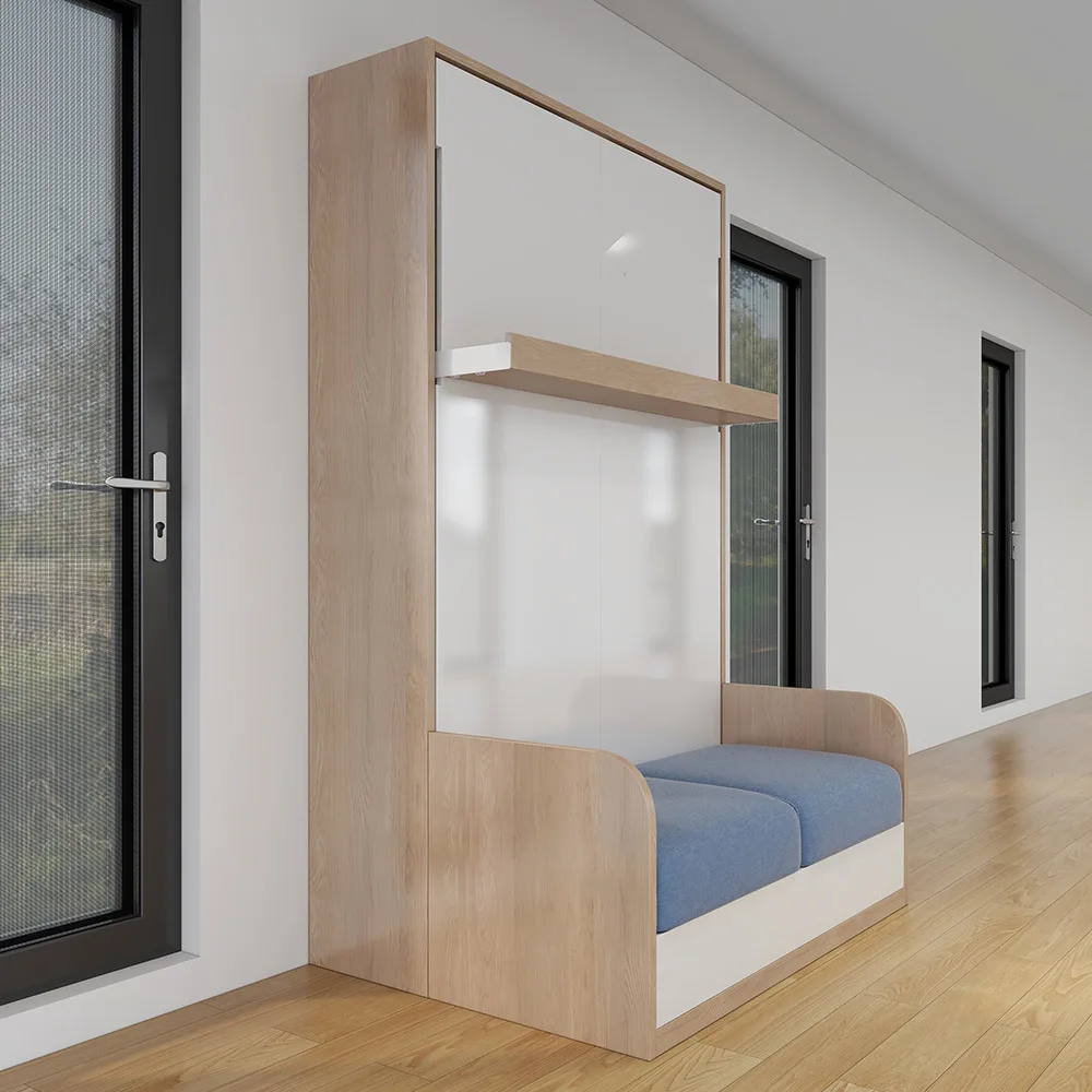 Split sofa invisible folding bed folding invisible Murphy storage turning wall foldable single