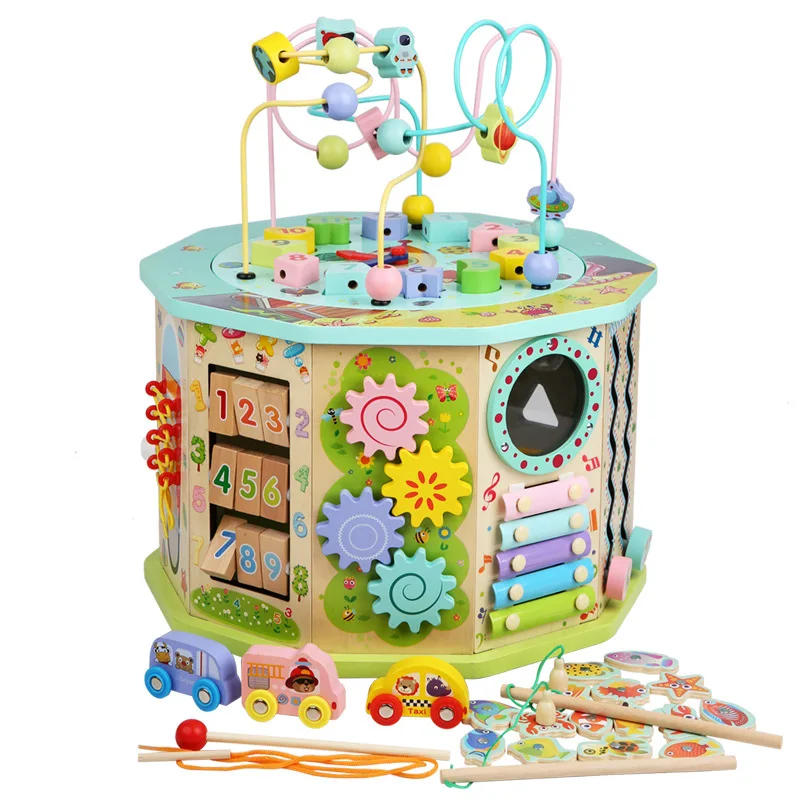 

Around the beads treasure chest large multi-functional game children's educational toys