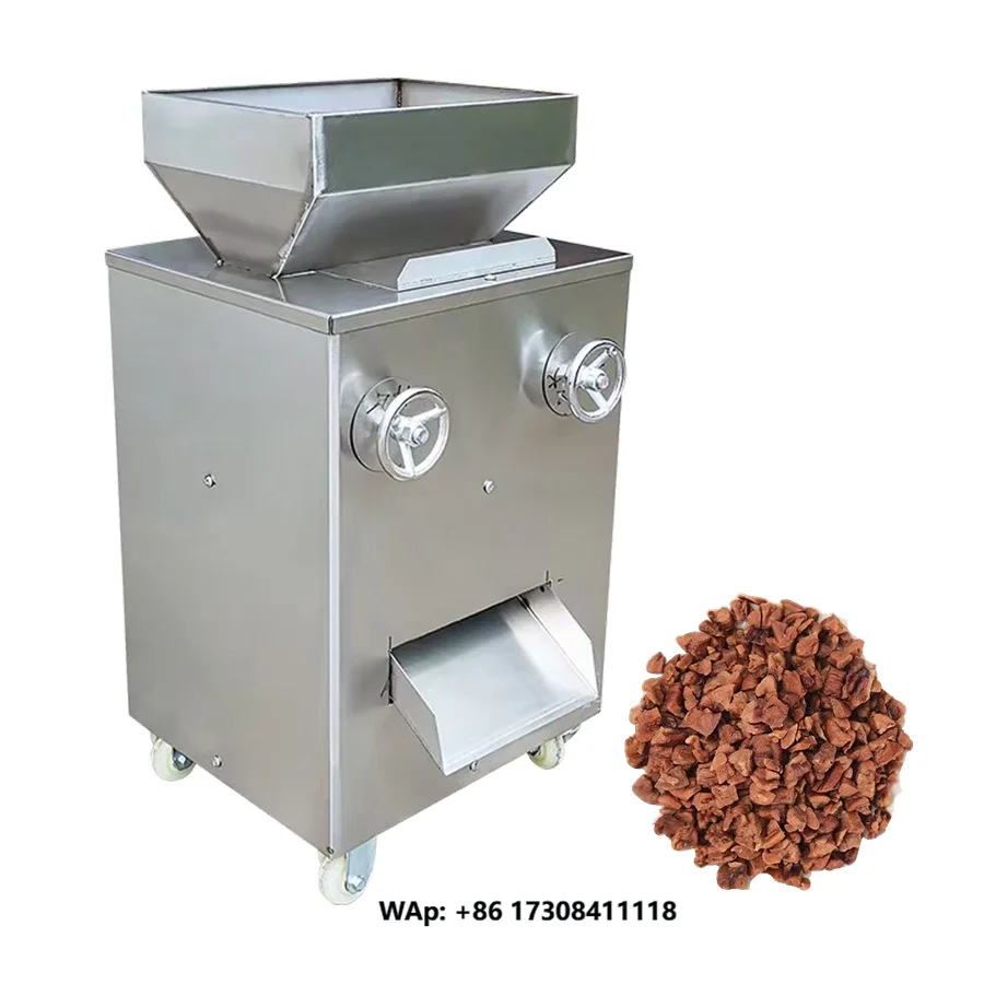 New Commercial Small Electric Motor Nut Grinder & Crusher 200kg/h Capacity 0.1-10mm Output