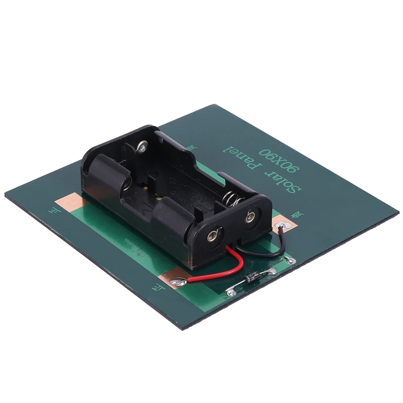 1 Вт, 4 в, перезаряжаемый аккумулятор AA, зарядное устройство на солнечной батарее с основанием для 2 аккумуляторов AA, зарядка напрямую