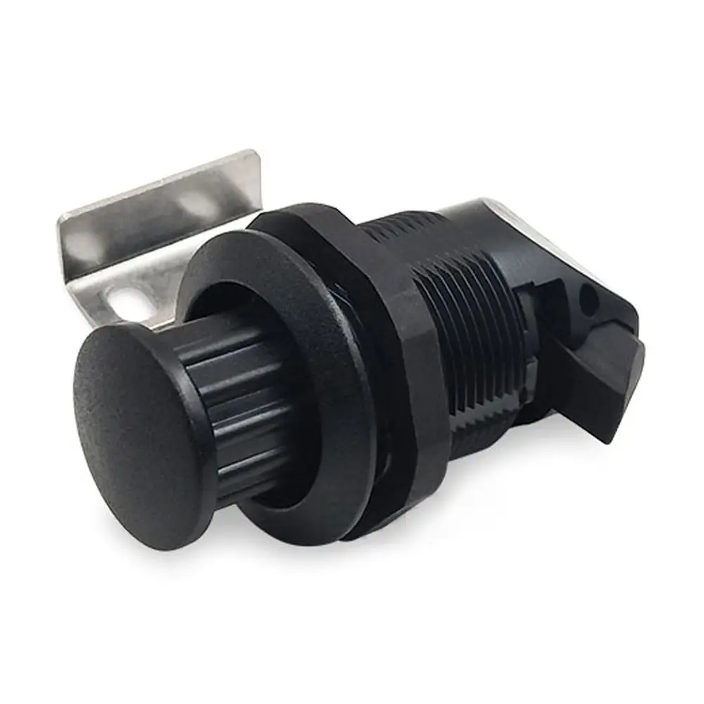 Practical Caravans Cupboard RV Cabinet Push Button Latches Home Plastic Drawer Latches Door Knobs Locks Catch