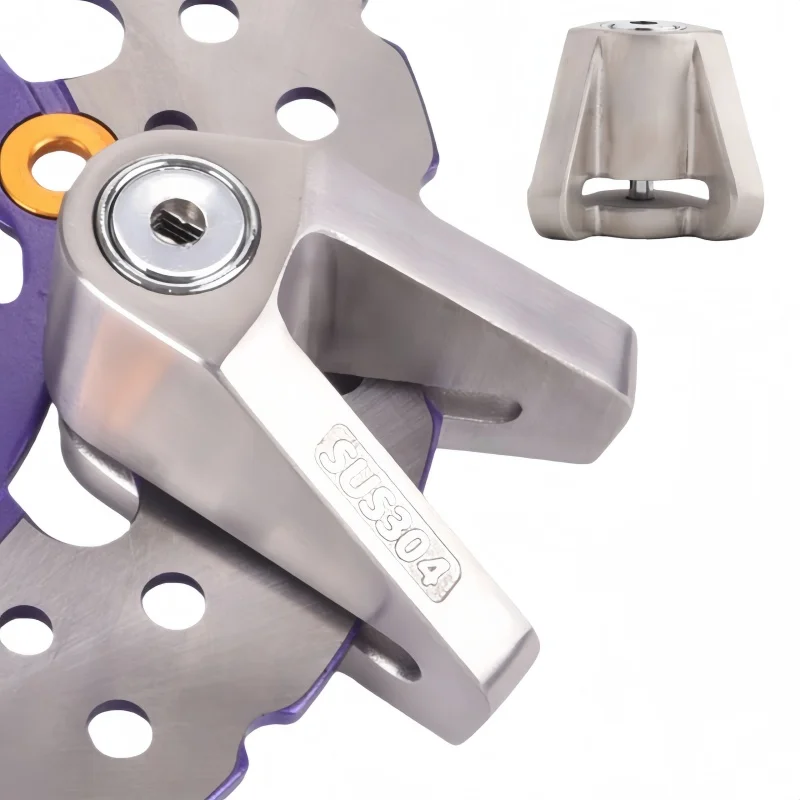 

Falante 304 Stainless Steel Anti-Theft Motorcycle Brake Disc Lock for Mountain Bike Off-Road Moto - Waterproof 2 Sizes 3 Keys